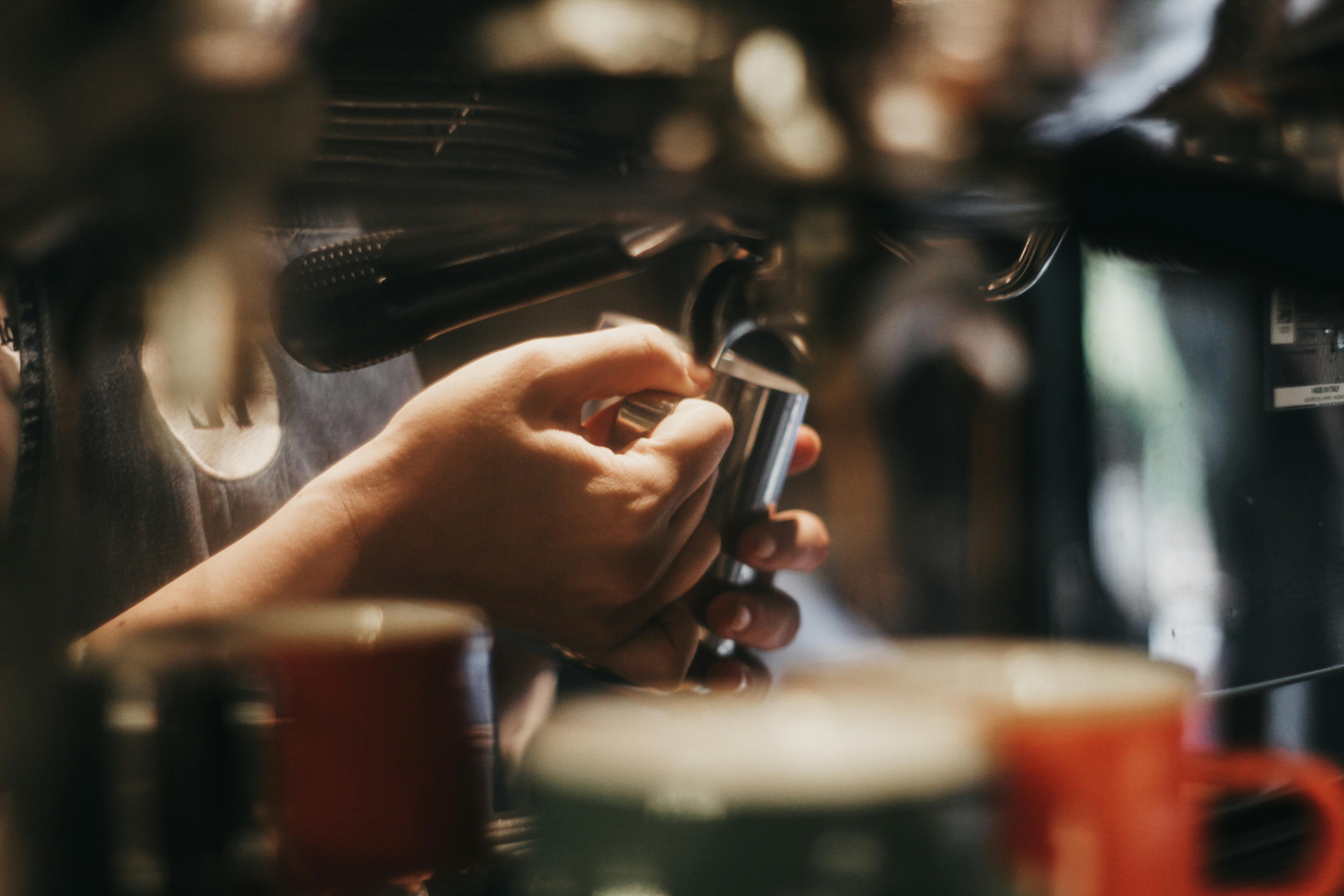 Behind the bar
